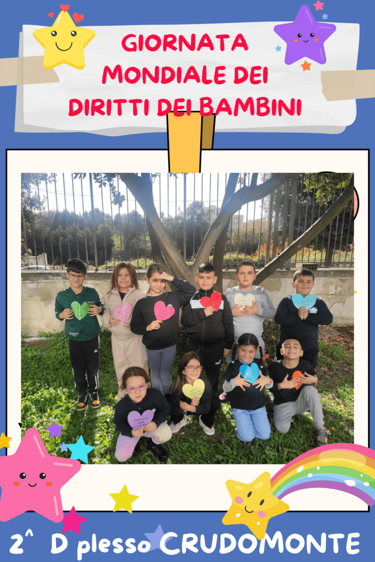 GIORNATA MONDIALE DEI DIRITTI DEI BAMBINI – 2^D S.P. CRUDOMONTE