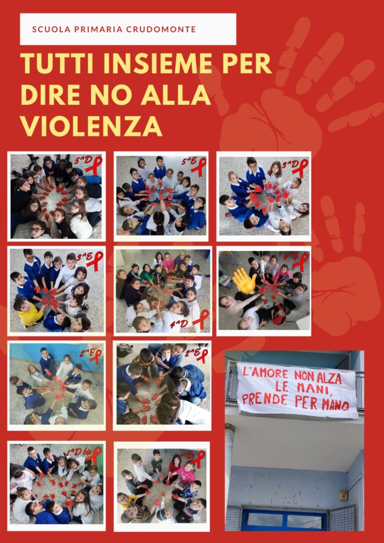 “L”AMORE NON ALZA LE MANI, PRENDE PER MANO” – SCUOLA PRIMARIA CRUDOMONTE