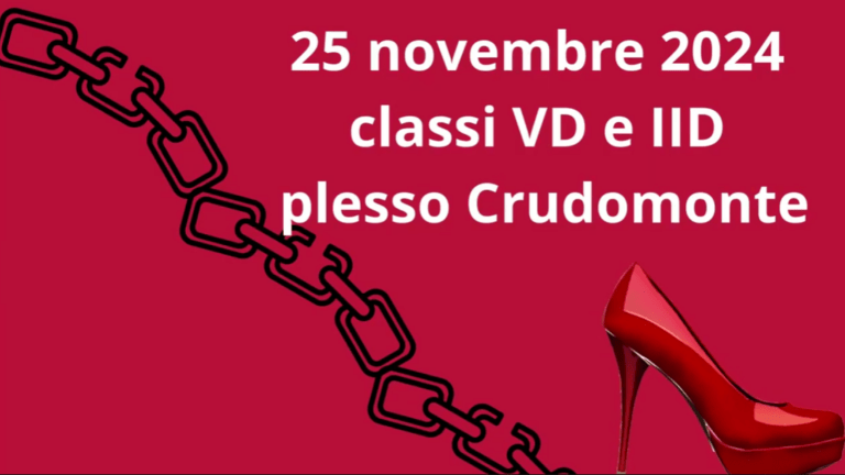 GIORNATA INTERNAZIONALE CONTRO LA VIOLENZA SULLE DONNE – VD e IID S.P. CRUDOMONTE